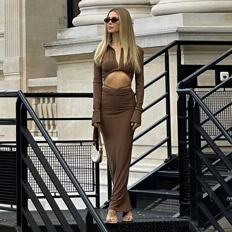 Ruched Maxi Dress