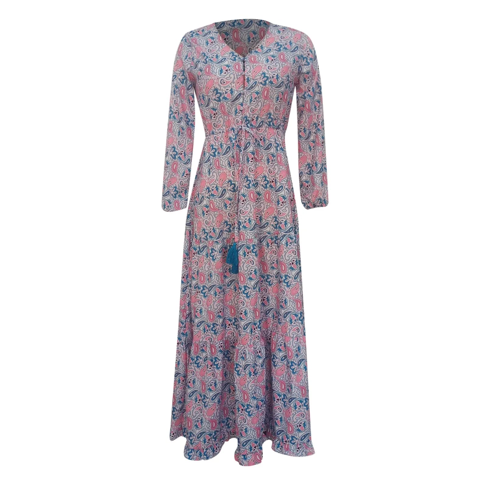 Formal Cocktail Pile Refined Chiffon Patchwork Sleeveless Evening Maxi Party Vestidos Dress