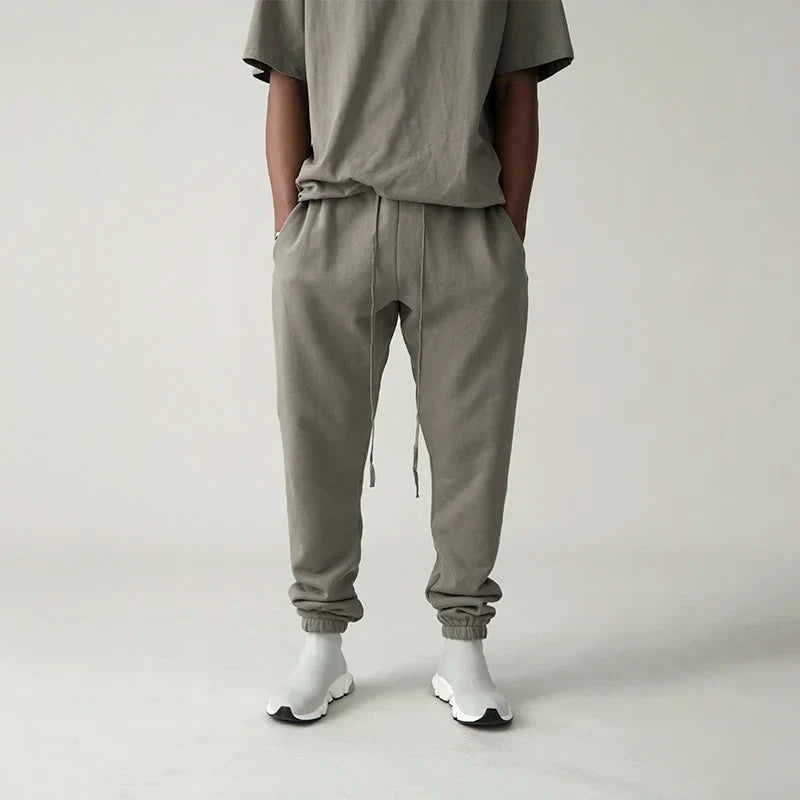 Fashionable Solid Color High Quality Cotton Jogging Sweatpants