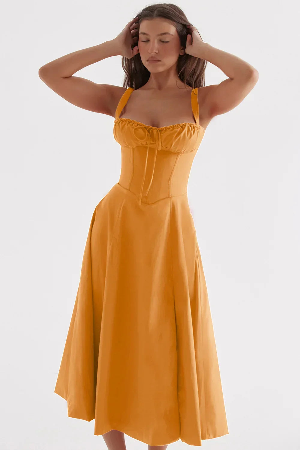 Boutique Temperament Sleeveless Maxi Casual Summer Floral Dress