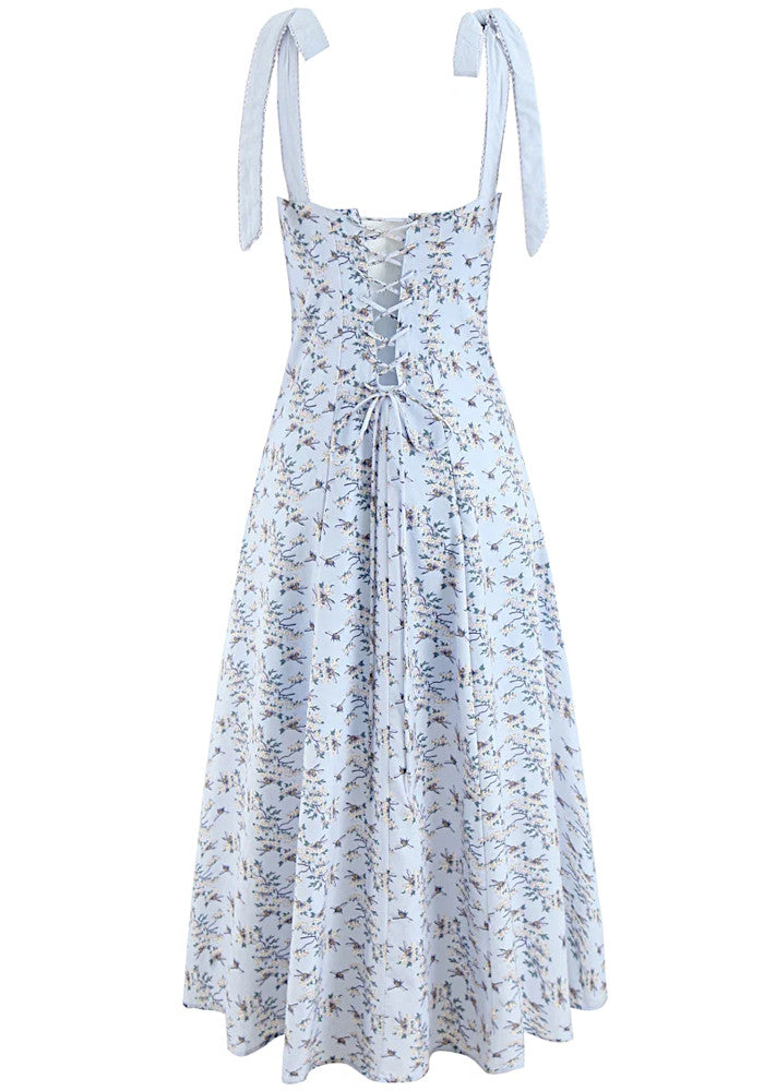 AVRIL FLORAL MIDI DRESS