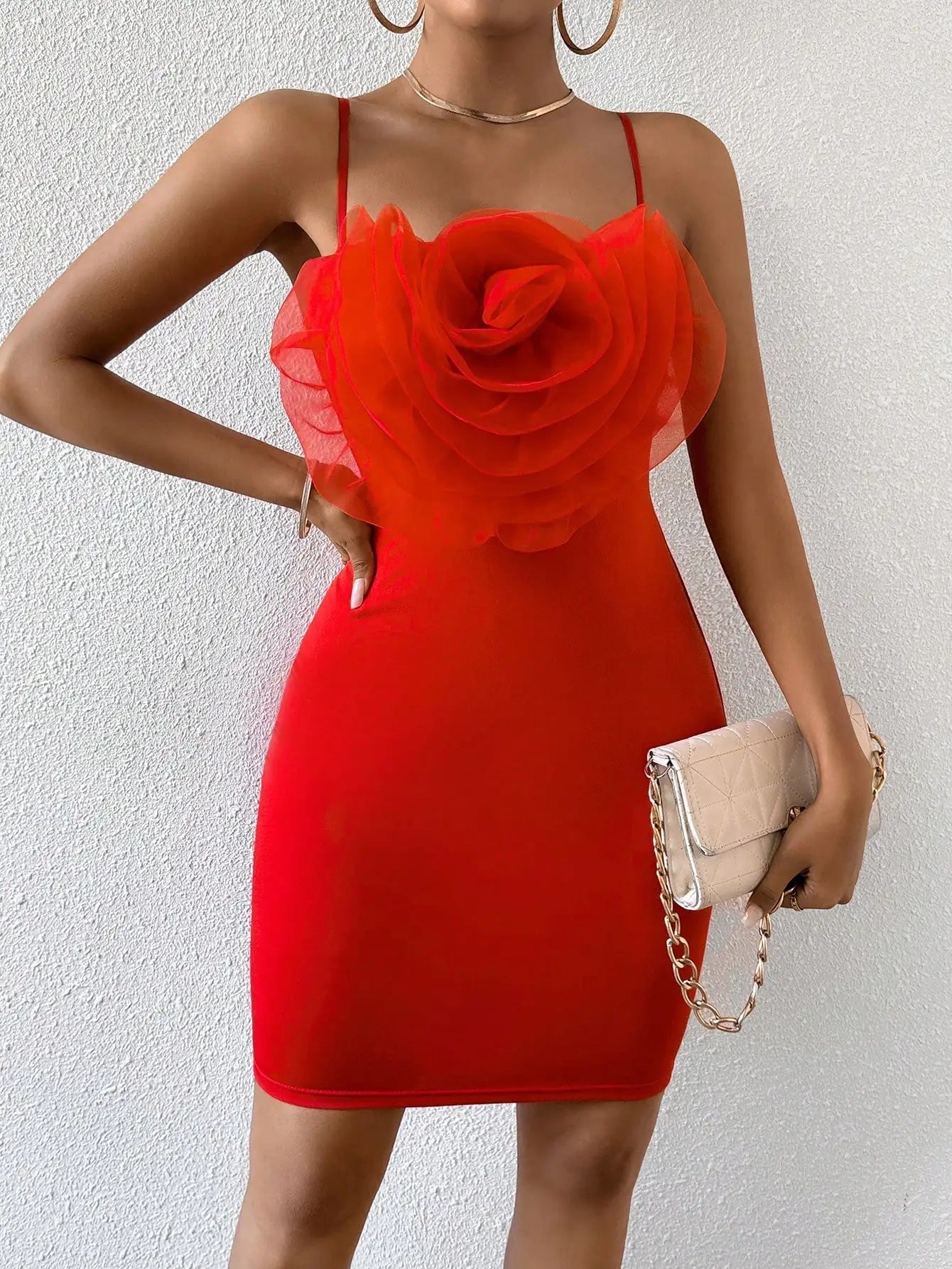 Backless Floral Dress