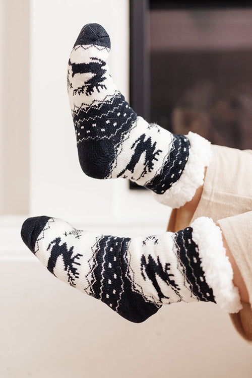 Fuzzy Holiday Socks