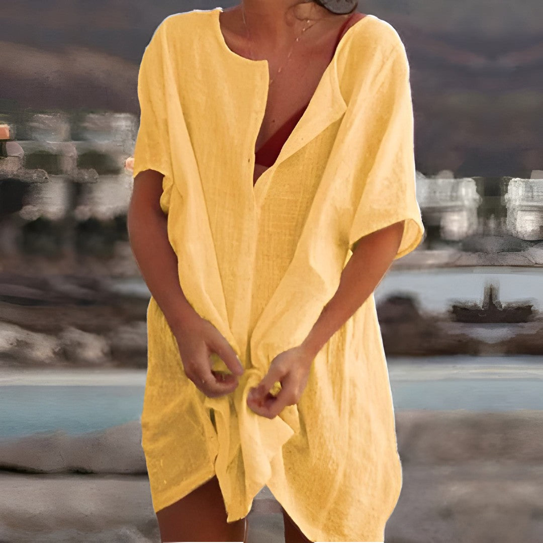 Harriet | Lightweight Summer Dress Yellow