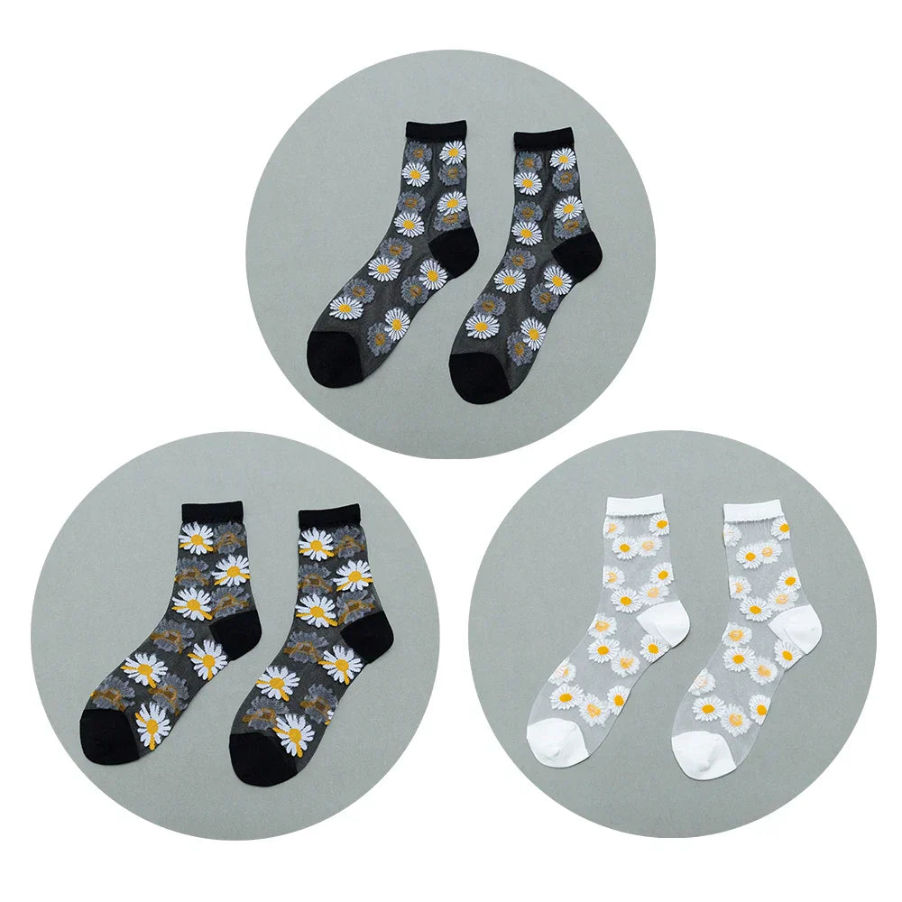 A Bloomy Summer Socks