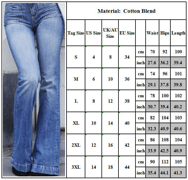 KittenAlarm - Skinny Flared Jeans Women's Fashion Denim Pants Bootcut Bell Bottoms Stretch Trousers Women Jeans Woman Jeans Low Rise Jeans