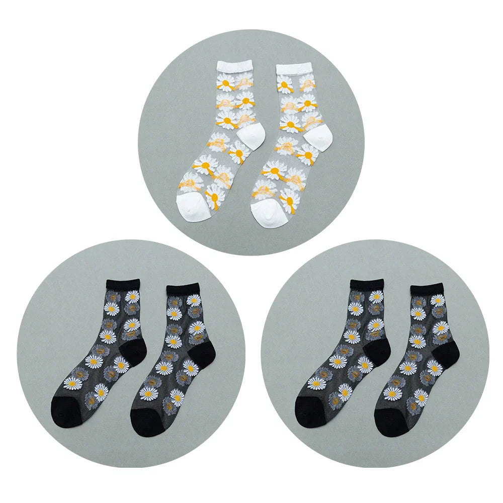 A Bloomy Summer Socks