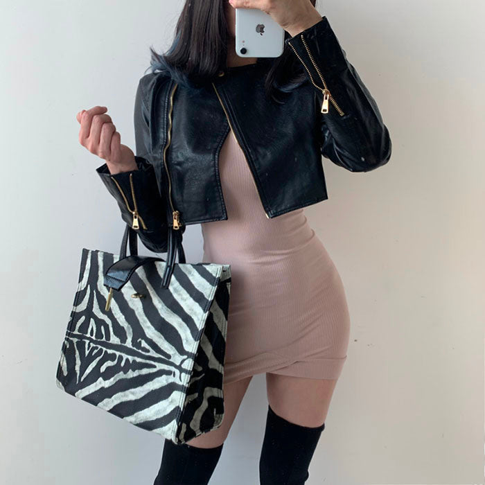 Paint With Pain Crop Jacket