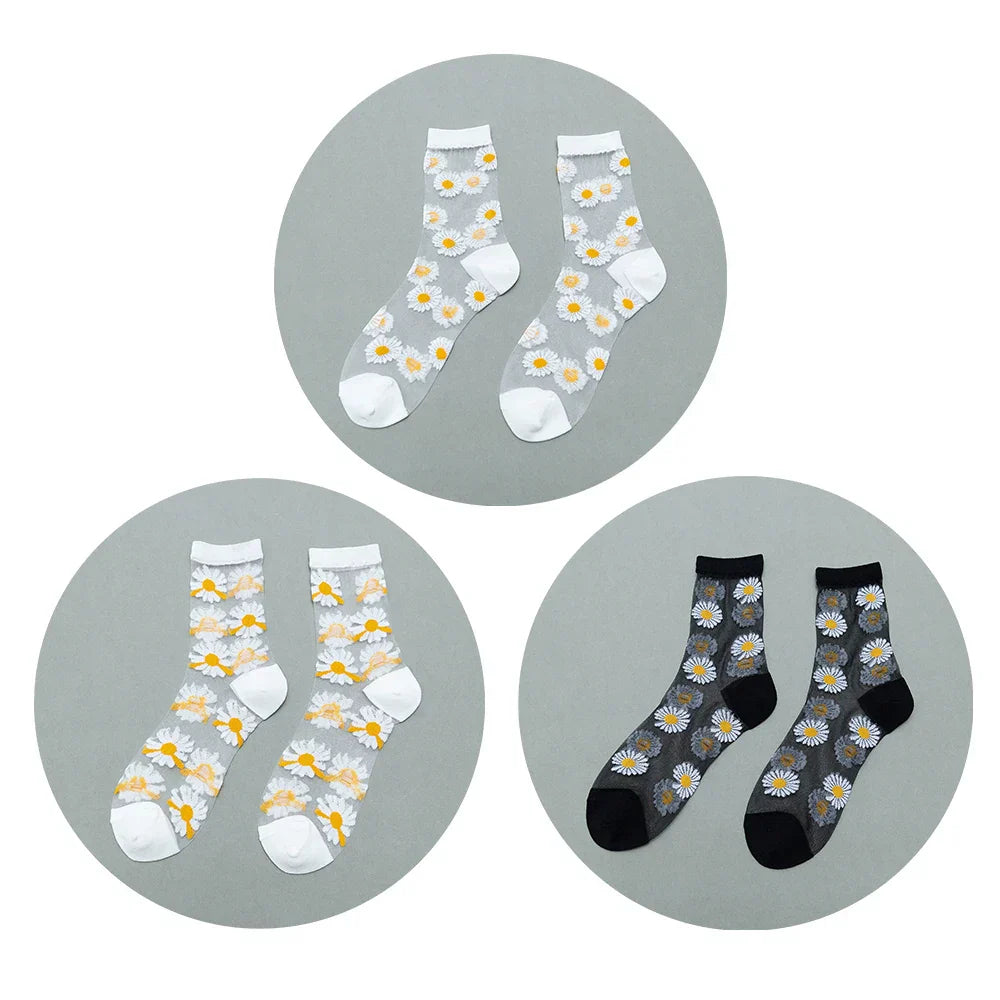 A Bloomy Summer Socks