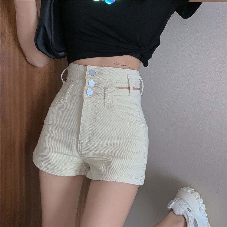High-Waist Vintage Washed Distressed Denim Jeans