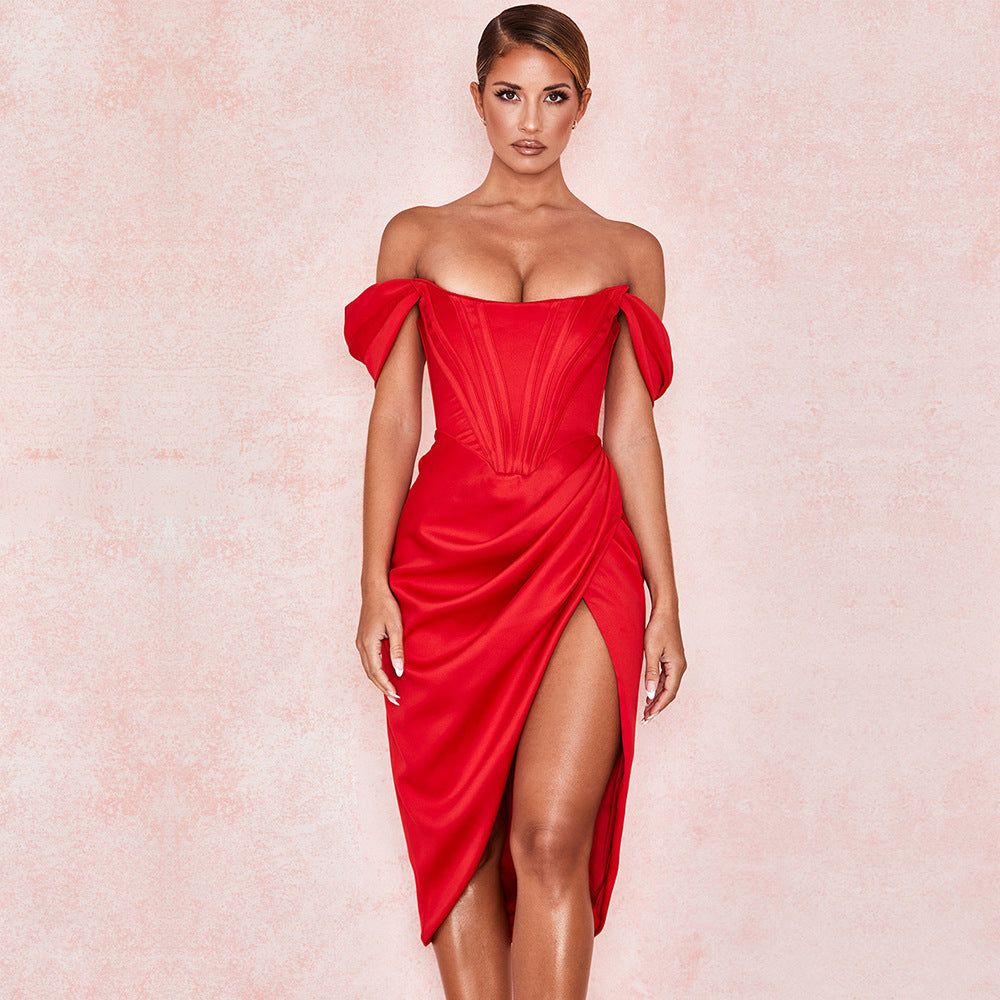 Velvet High Neck Sleeveless Cut Out Bodycon Midi Dress