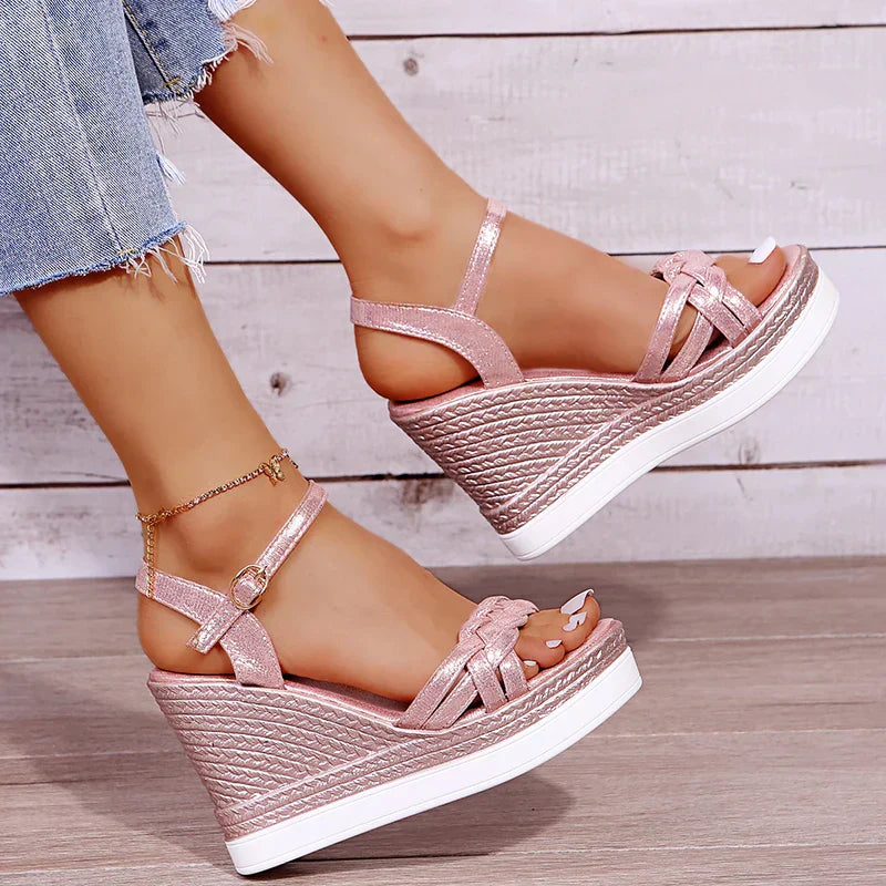Better Off That Way Wedges Sandals