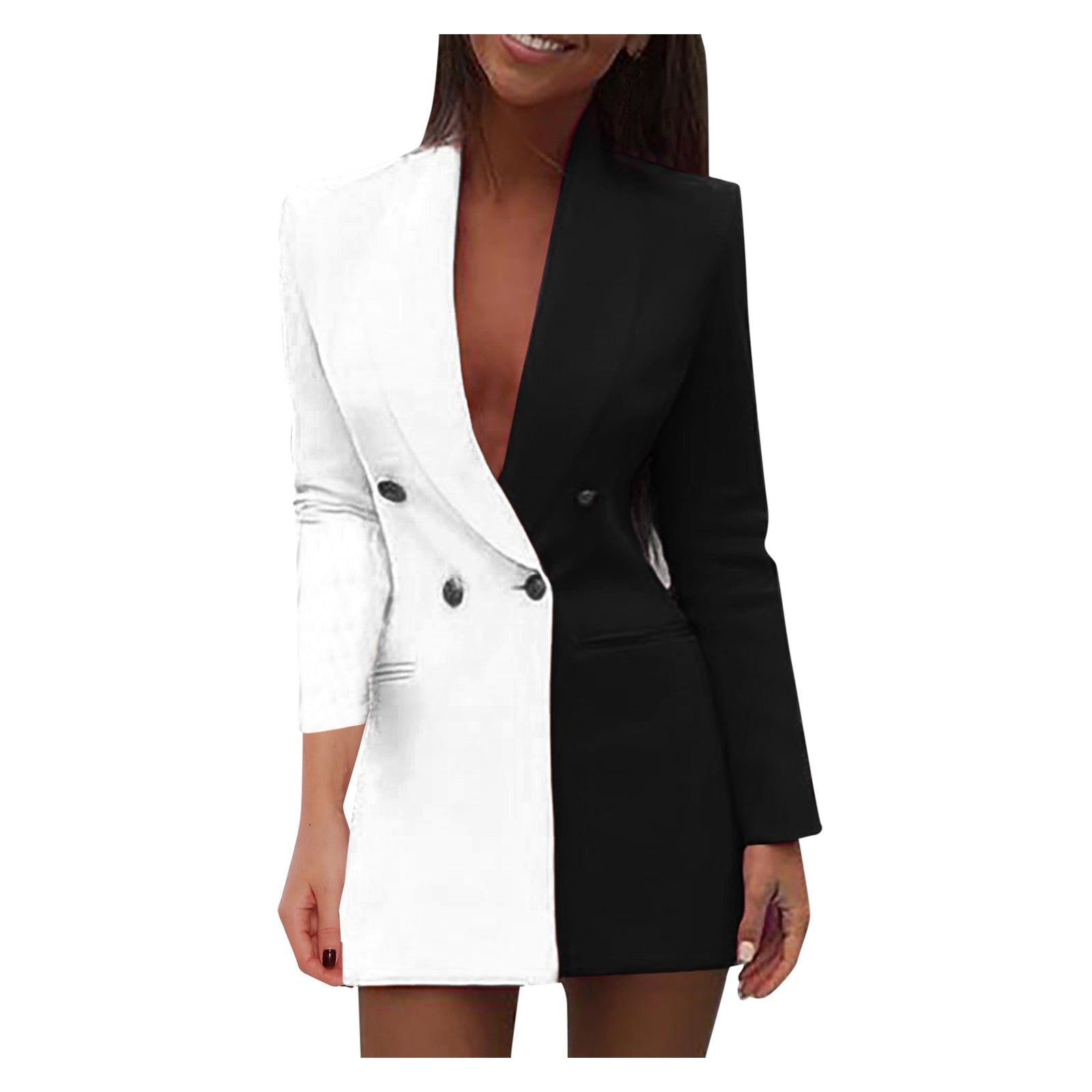 Anuncia Exclusive Two Tone Blazer Dress Boutique Collection