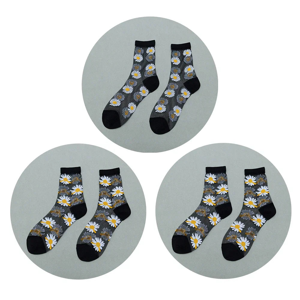 A Bloomy Summer Socks