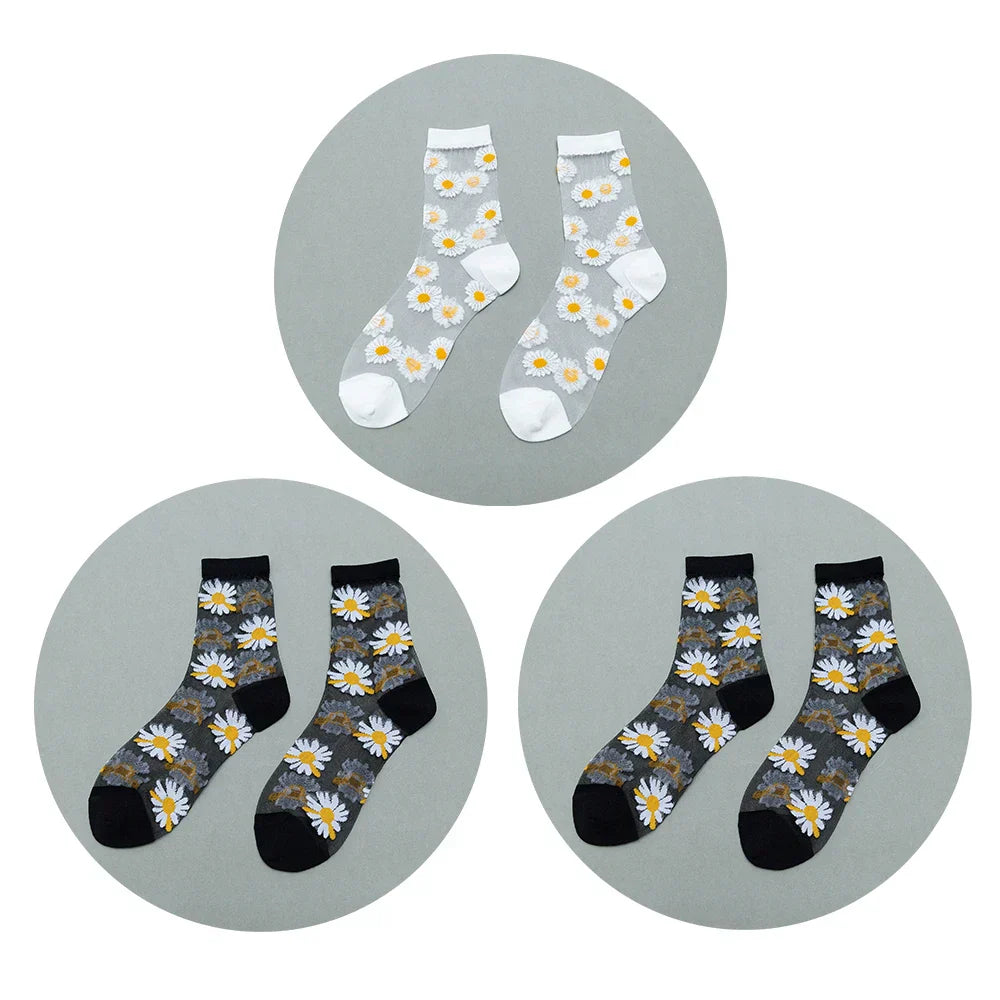 A Bloomy Summer Socks