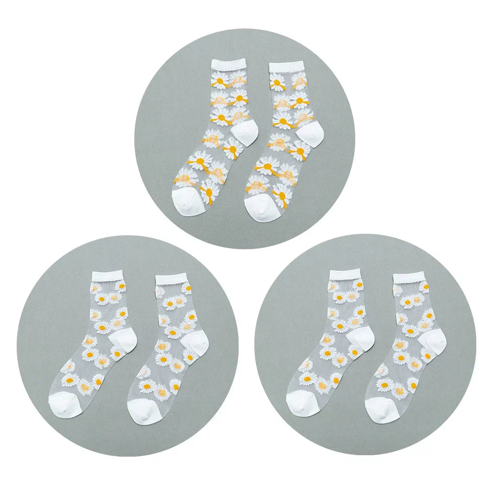 A Bloomy Summer Socks