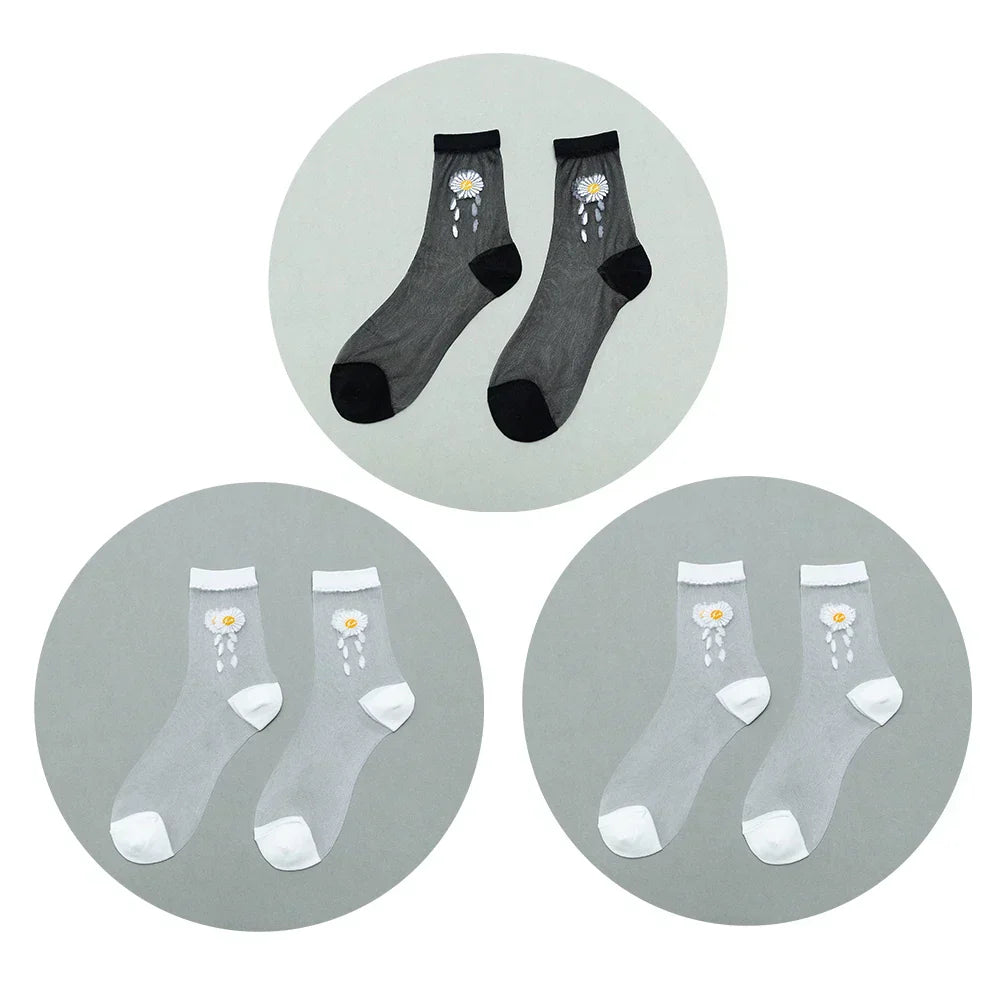 A Bloomy Summer Socks