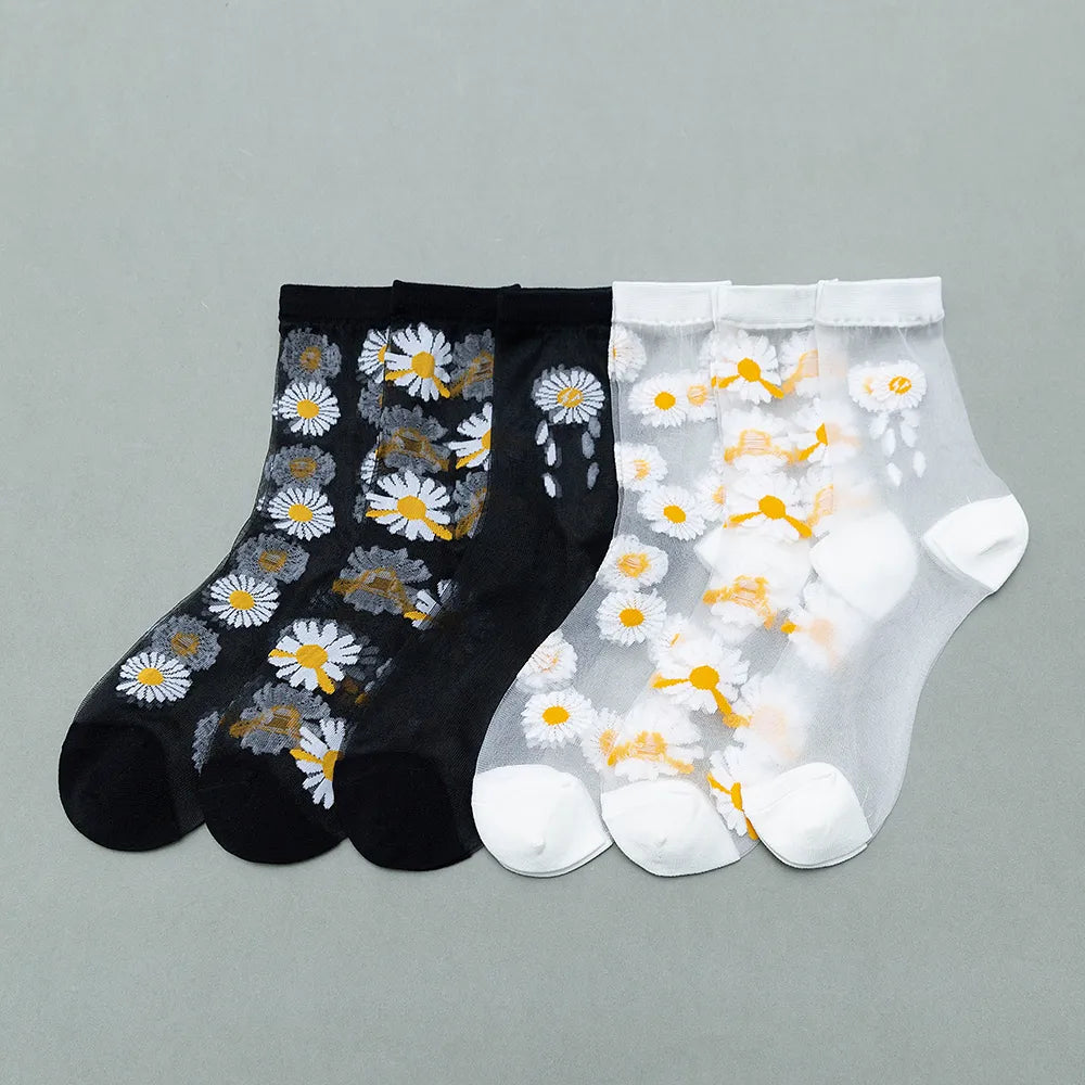 A Bloomy Summer Socks