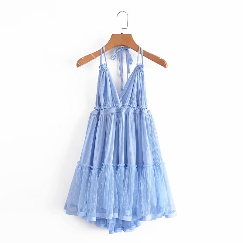 MARIAN MINI DRESS Blue