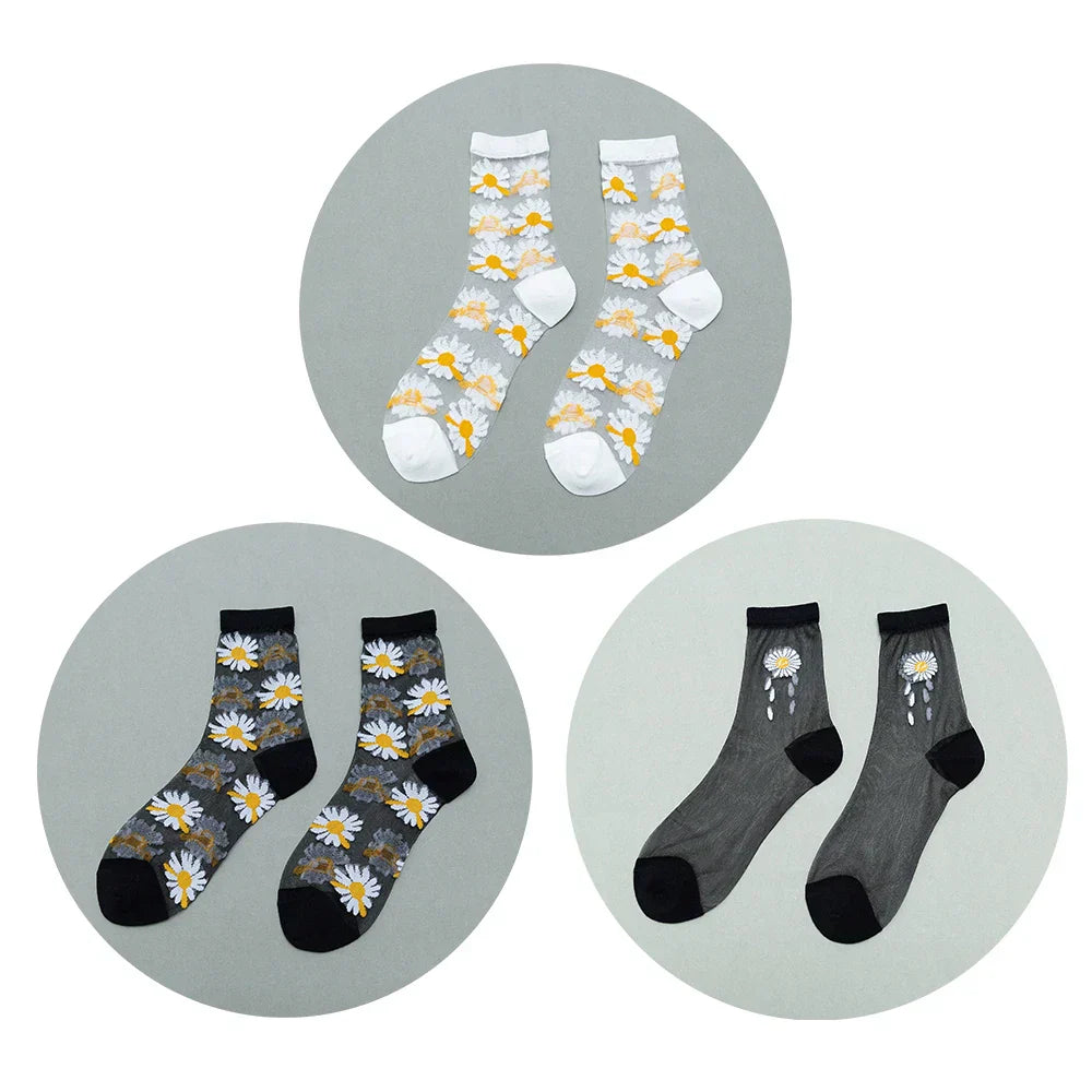 A Bloomy Summer Socks