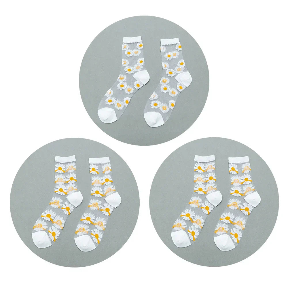 A Bloomy Summer Socks