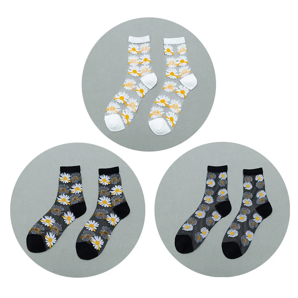 A Bloomy Summer Socks