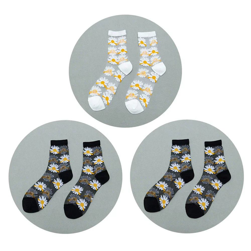 A Bloomy Summer Socks