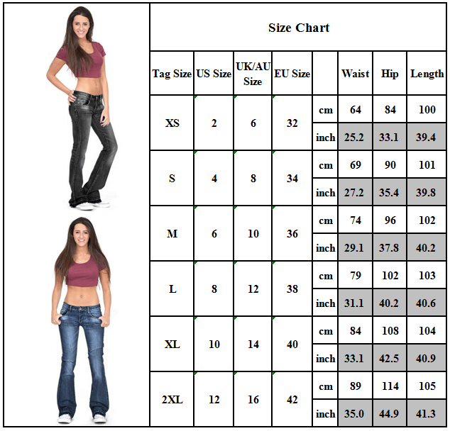 KittenAlarm - Skinny Flared Jeans Women's Fashion Denim Pants Bootcut Bell Bottoms Stretch Trousers Women Jeans Woman Jeans Low Rise Jeans