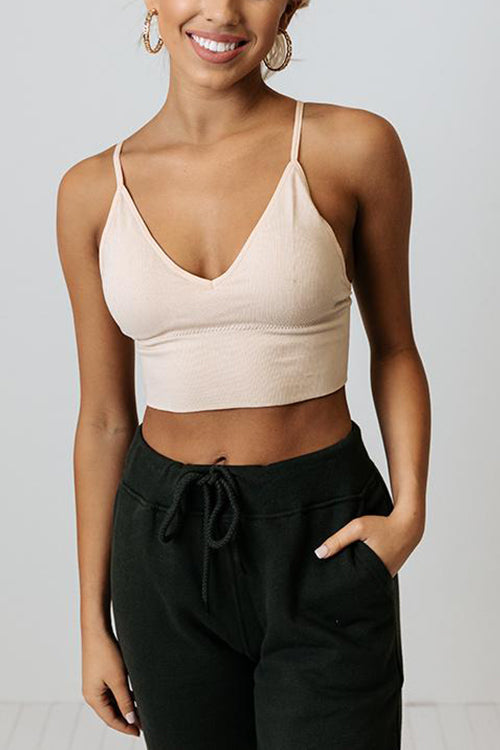 Seamless U Back Bra Top