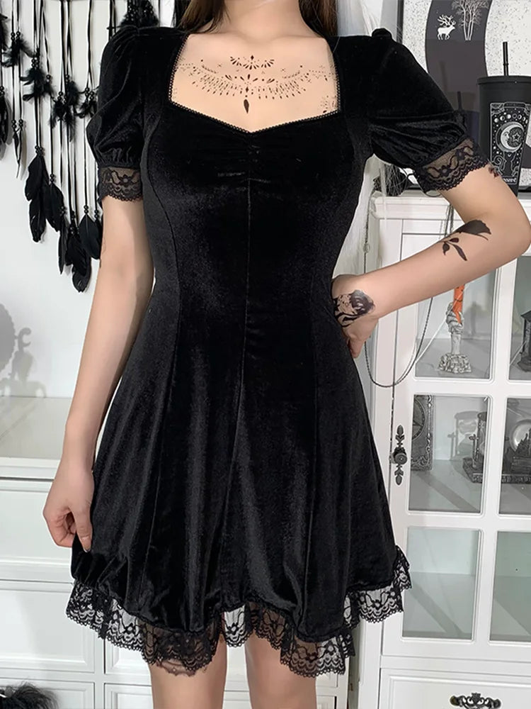 Faux Leather Halter Bustier Mini Dress