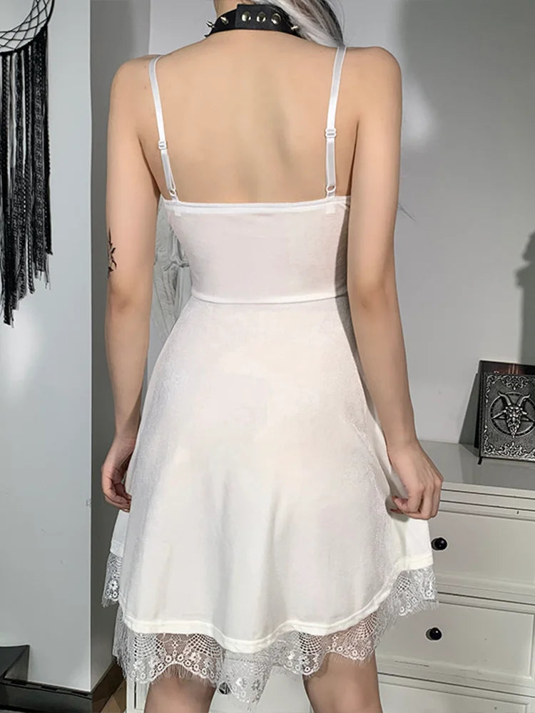 Velvet Spaghetti Strap Backless Corset Mini Dress