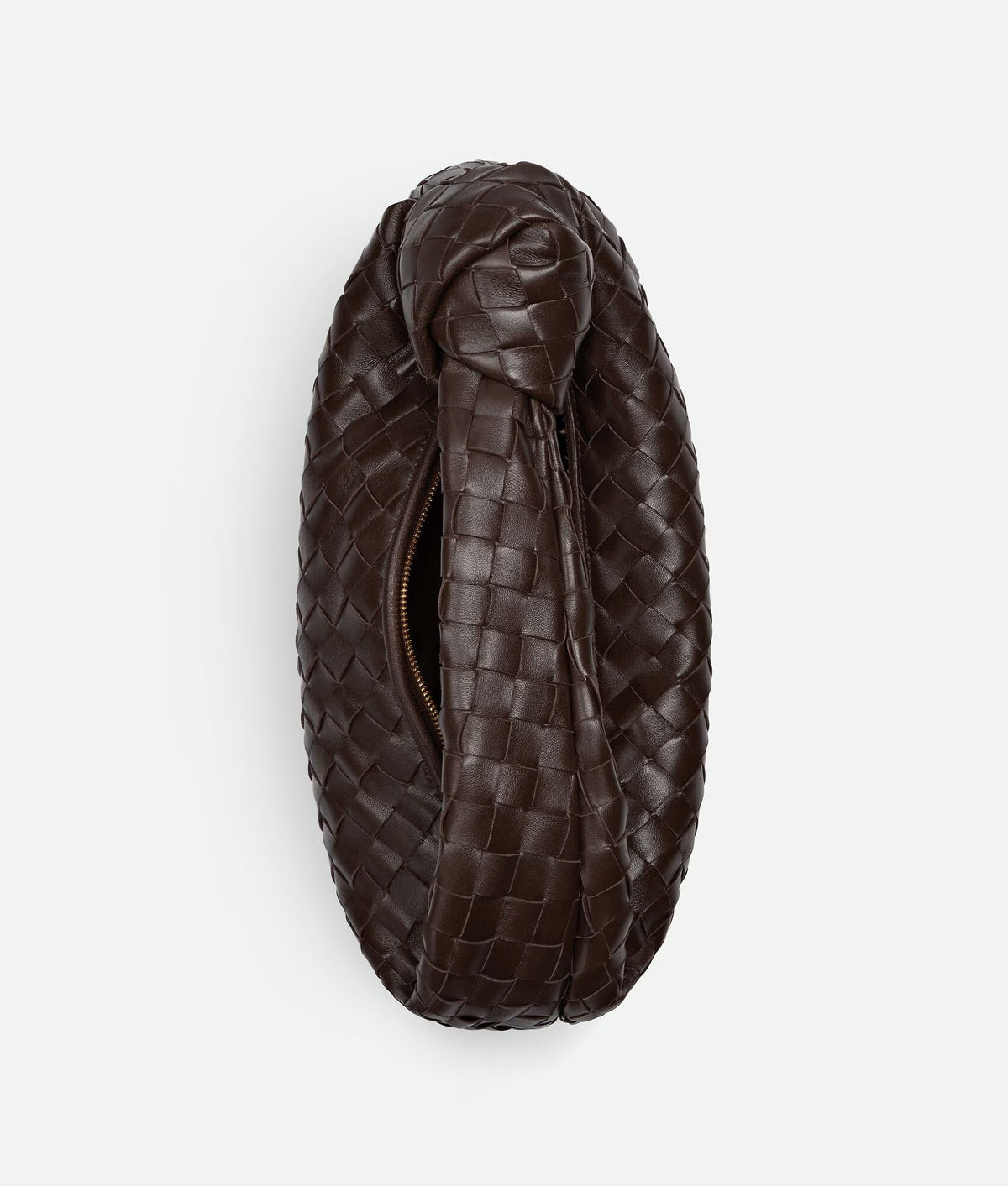 Woven Knot Handle Slouchy Hobo Bag