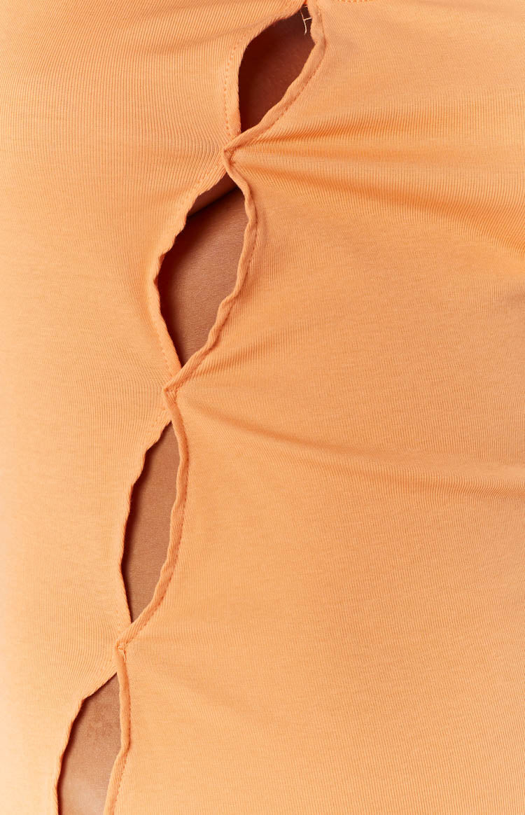 Janie Orange Maxi Dress