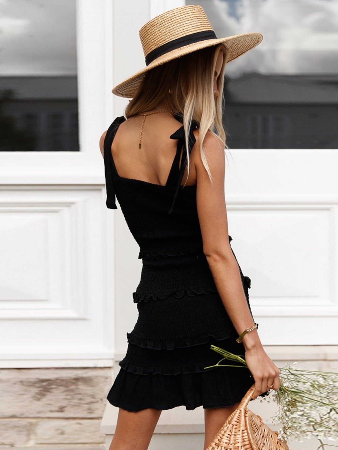 Knot Shoulder Cami Dress