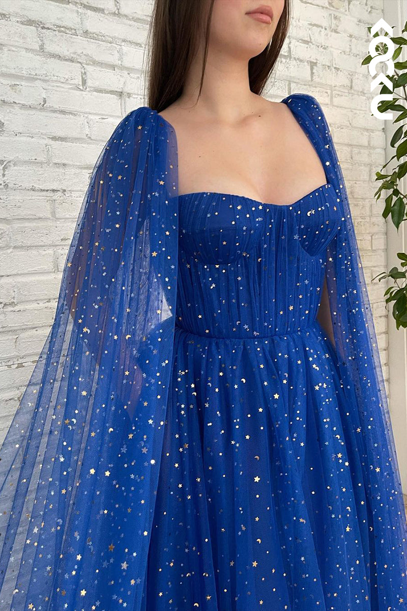L1282 - Two-Piece Sweetheart Sequined Pleats Prom Evening Formal Dress