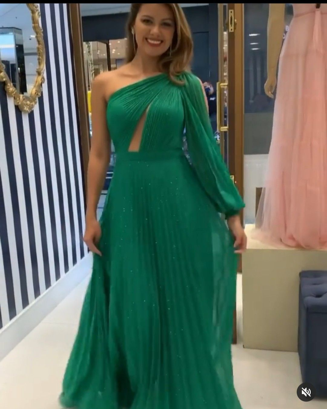 Fashion Green Prom Dresses, Sexy Evening Dress cc899