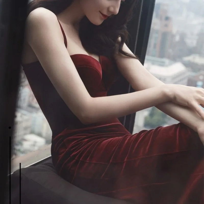 Velvet Sweetheart Bustier Bodycon Dress
