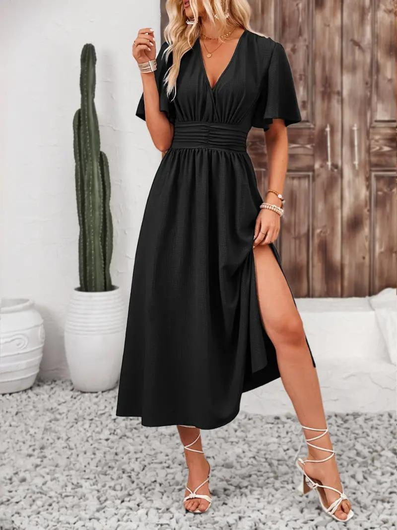 Sandra Elegant Long Dress Urban Dress with Premium Casual Styling