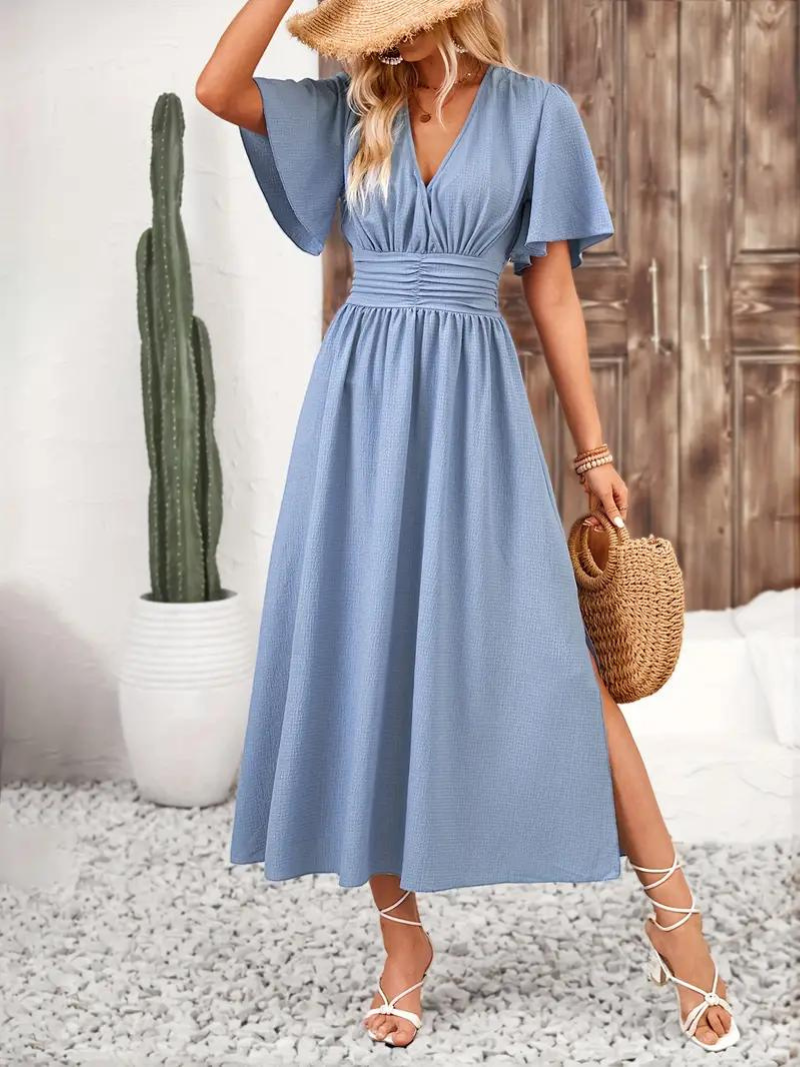Sandra Elegant Long Dress Urban Dress with Premium Casual Styling
