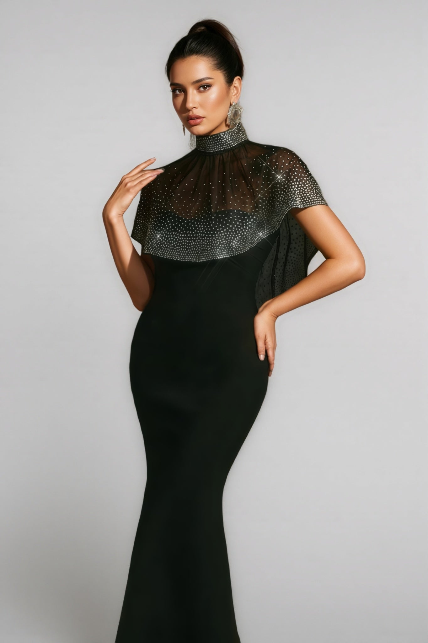 Roger Beaded Sequin Maxi Dress - View 4
