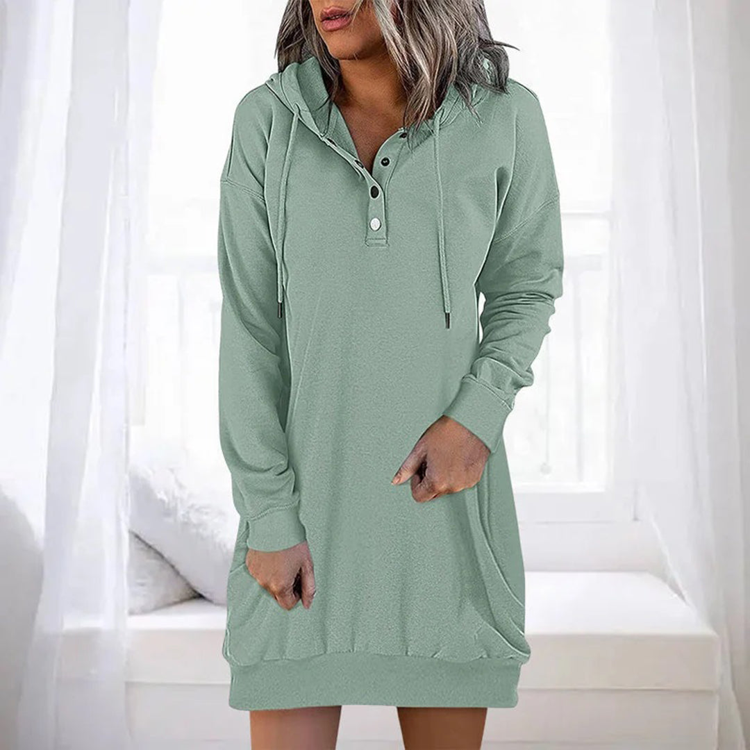 Aurora Halcyono Tailored Dress Dress with Relaxed Fit and Modern Casual Wear