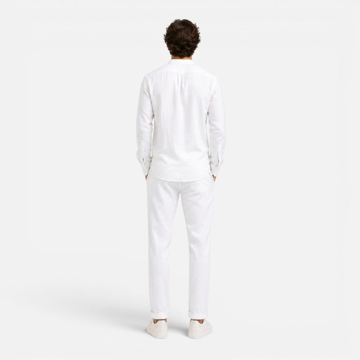 Maison Straver | Men’s Linen Set Relaxed Fit Matching Shirt and Pants