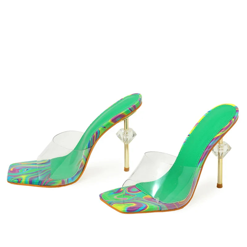 Daring New Fashion Strange High Heeled PVC Transparent High Heel