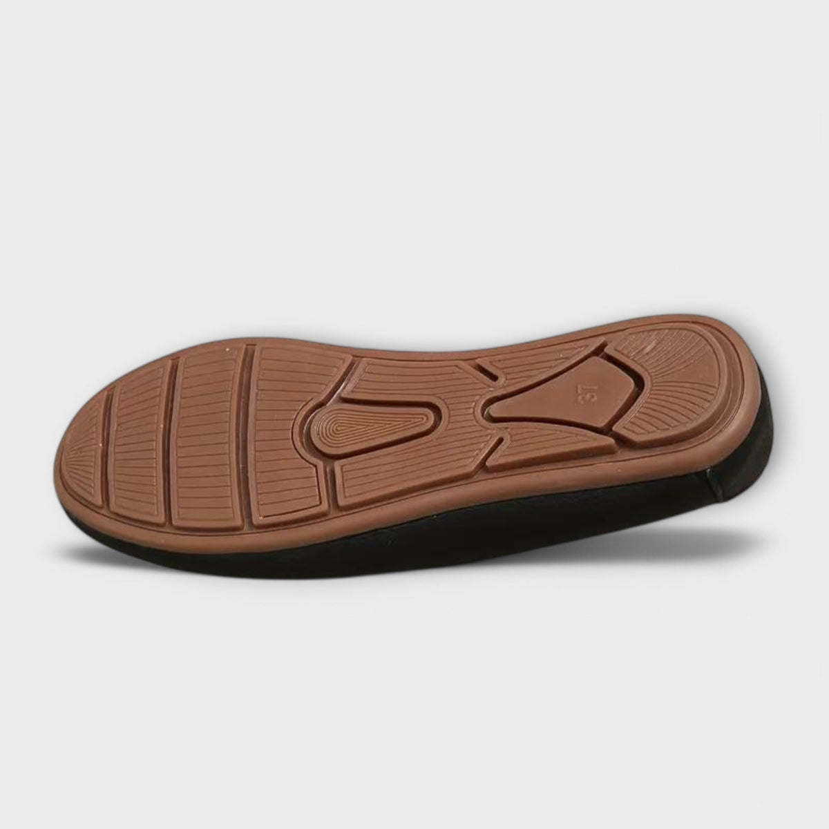 Chain Buckle Slip On Moccasin Loafers