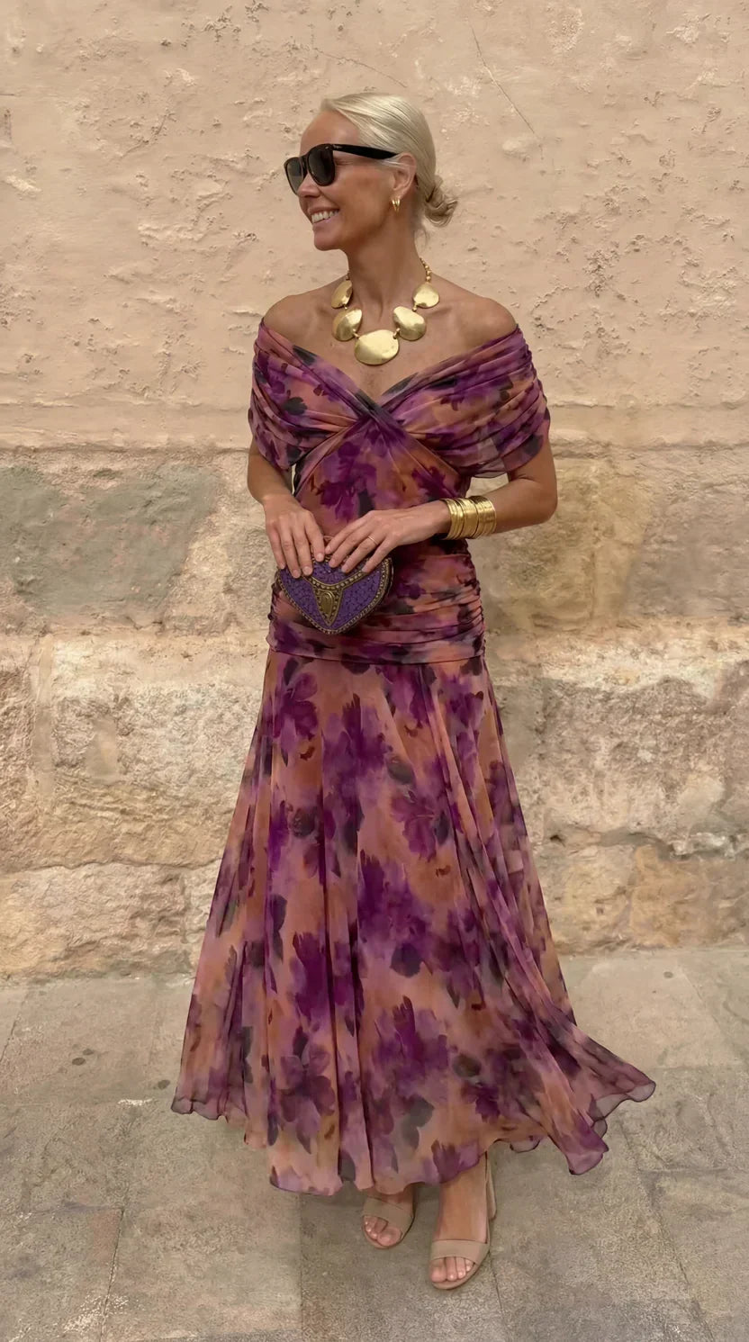 Harriet | Coral Evening Dress