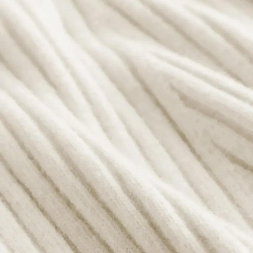 Gara Timeless Rib Knit Dress Premium Wardrobe Essential