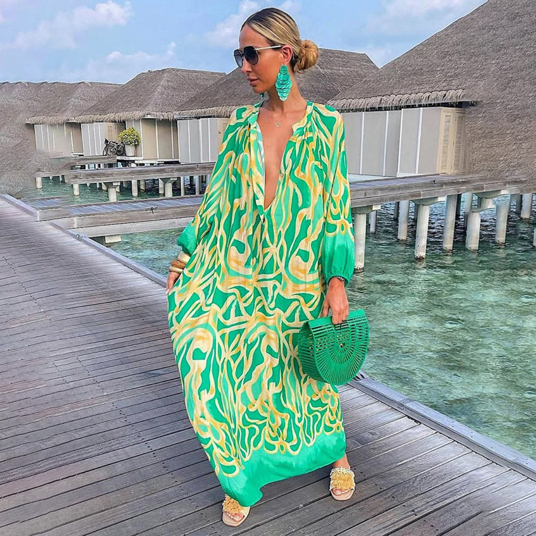 Francisca Boho Dress For Dress with Relaxed Fit and Layered Outfit Styling