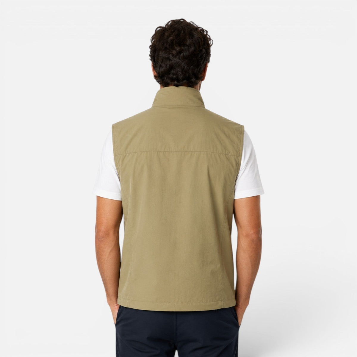 Men's Lightweight Utility Vest Multi Pocket Outdoor Gilet