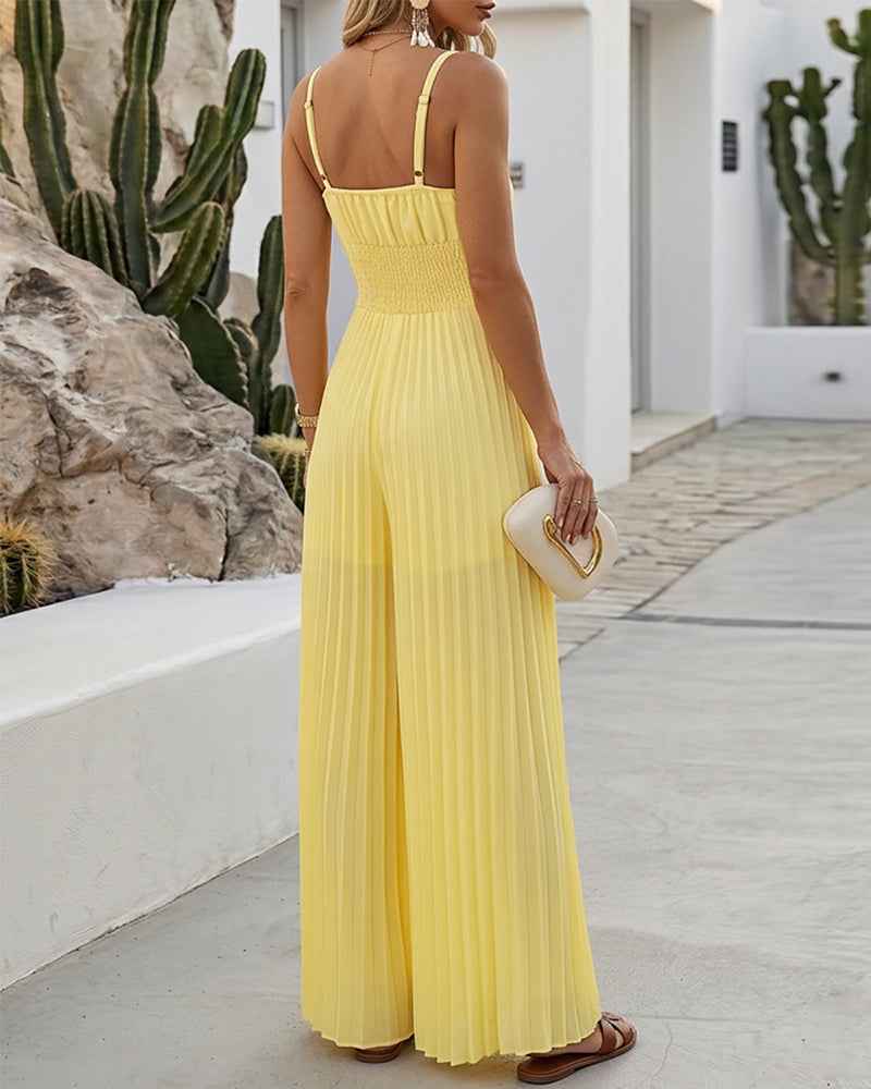 Elegant Airy Wide Leg Jumpsuit for Women | Lightweight & Versatile