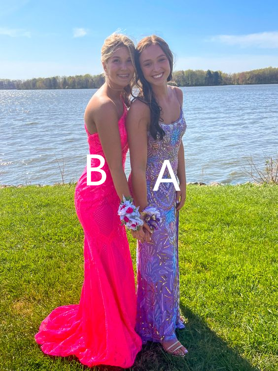 Stunning Mermaid Prom Dress,New Style Purple Prom Gown cc1014